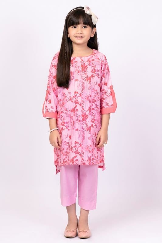 2 Pc Printed Cambric Outfit