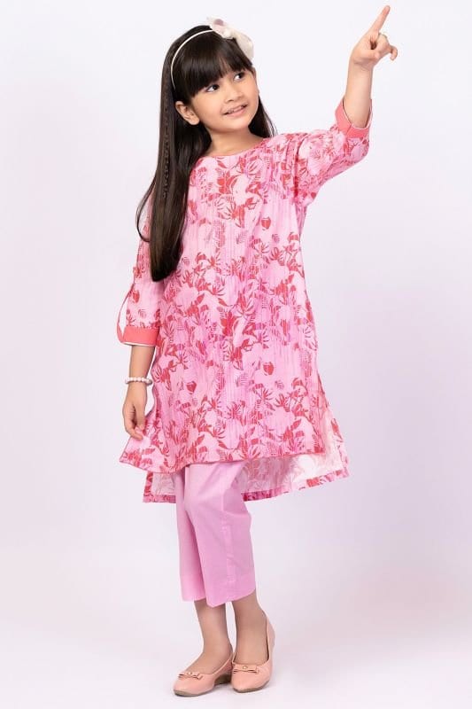 2 Pc Printed Cambric Outfit