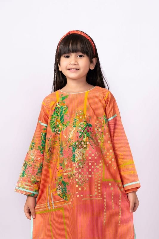 3 Pc Printed Lawn Outfit