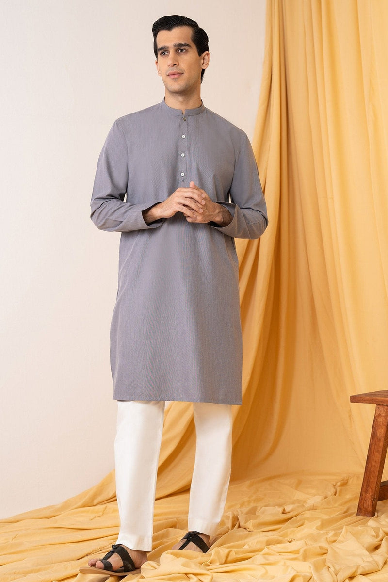 Dyed Blended Kurta
