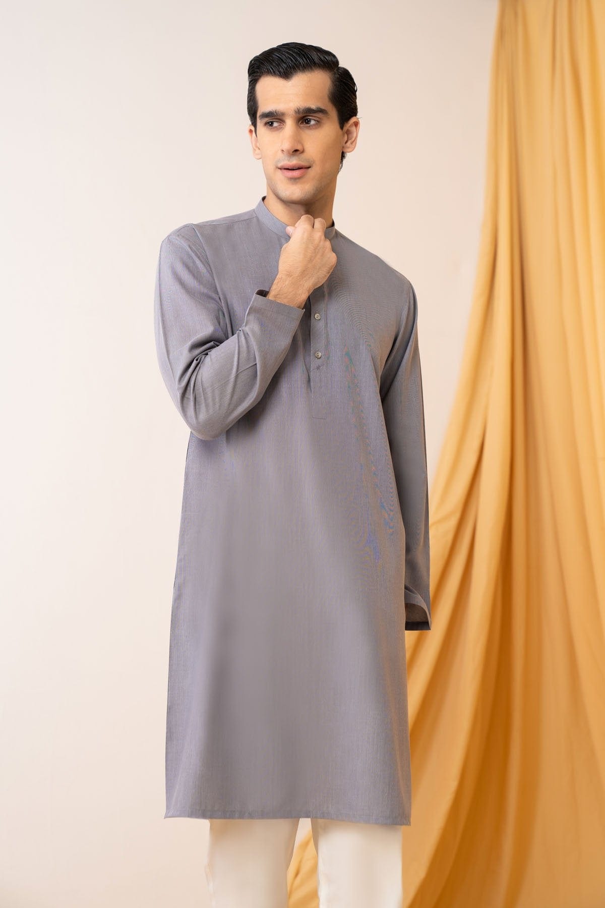 Dyed Blended Kurta