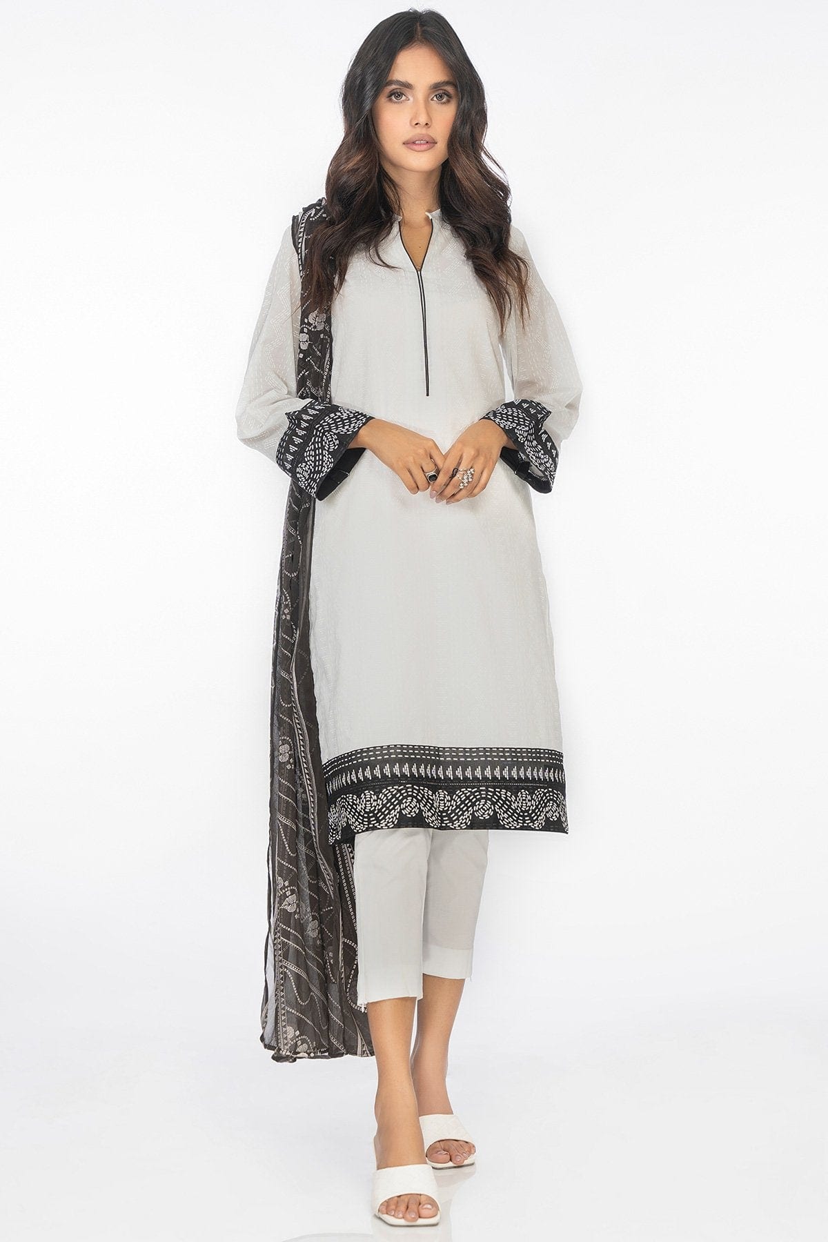 1 Pc Printed Lawn Shirt