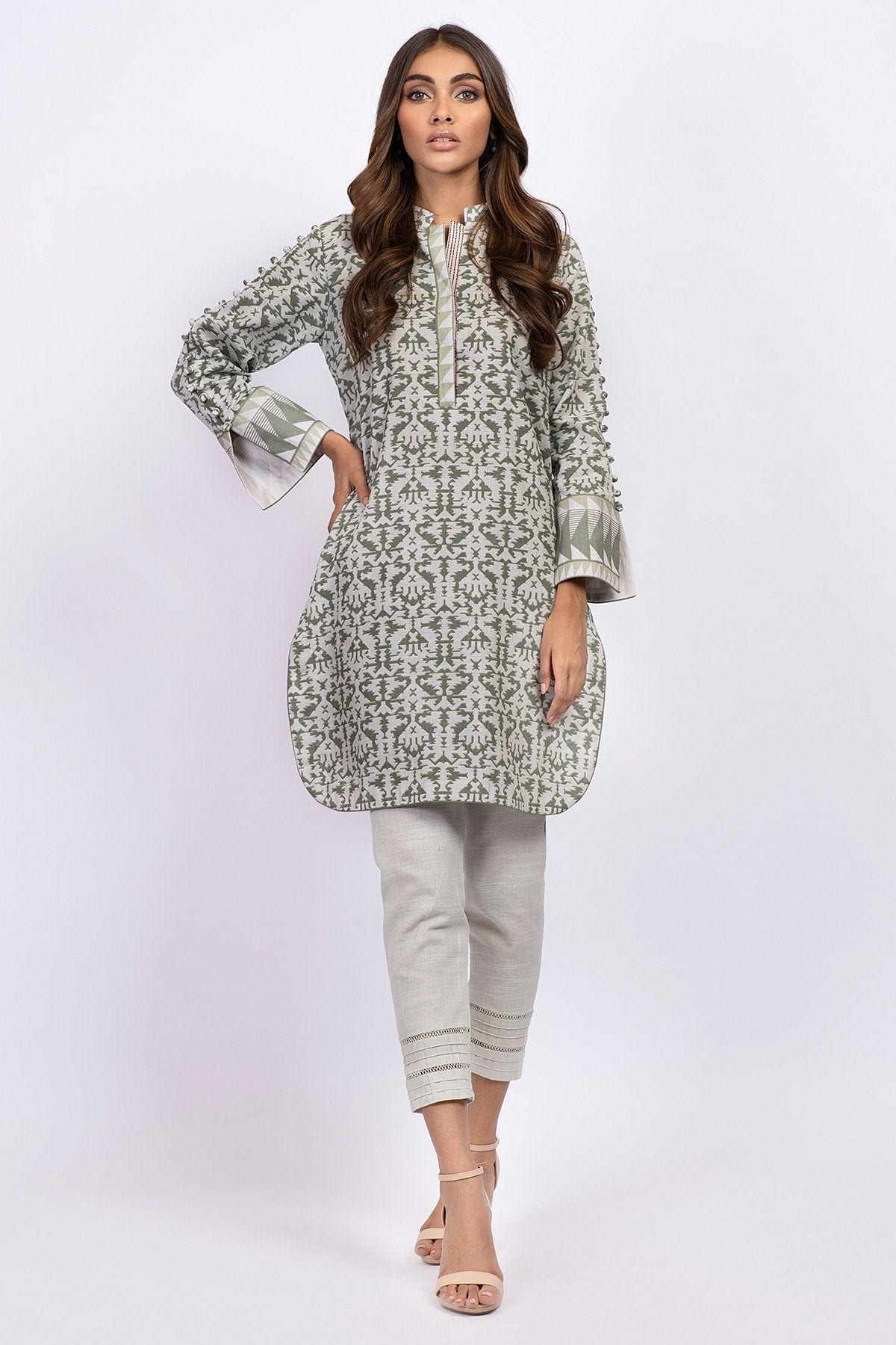 1 Pc Printed Khaddar Shirt