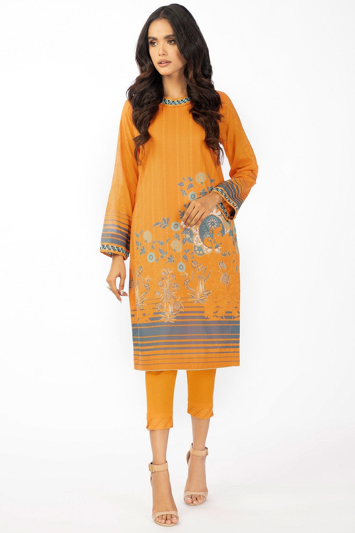 1 Pc Printed Lawn Shirt