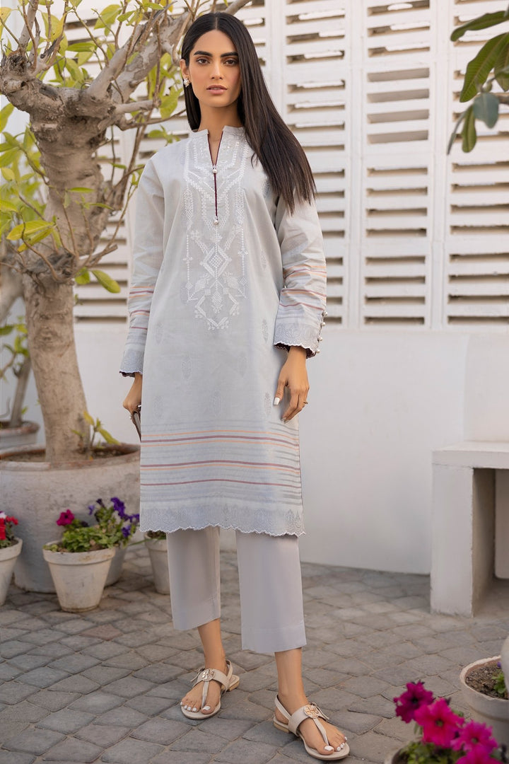 2 Pc Embroidered Jacquard Outfit